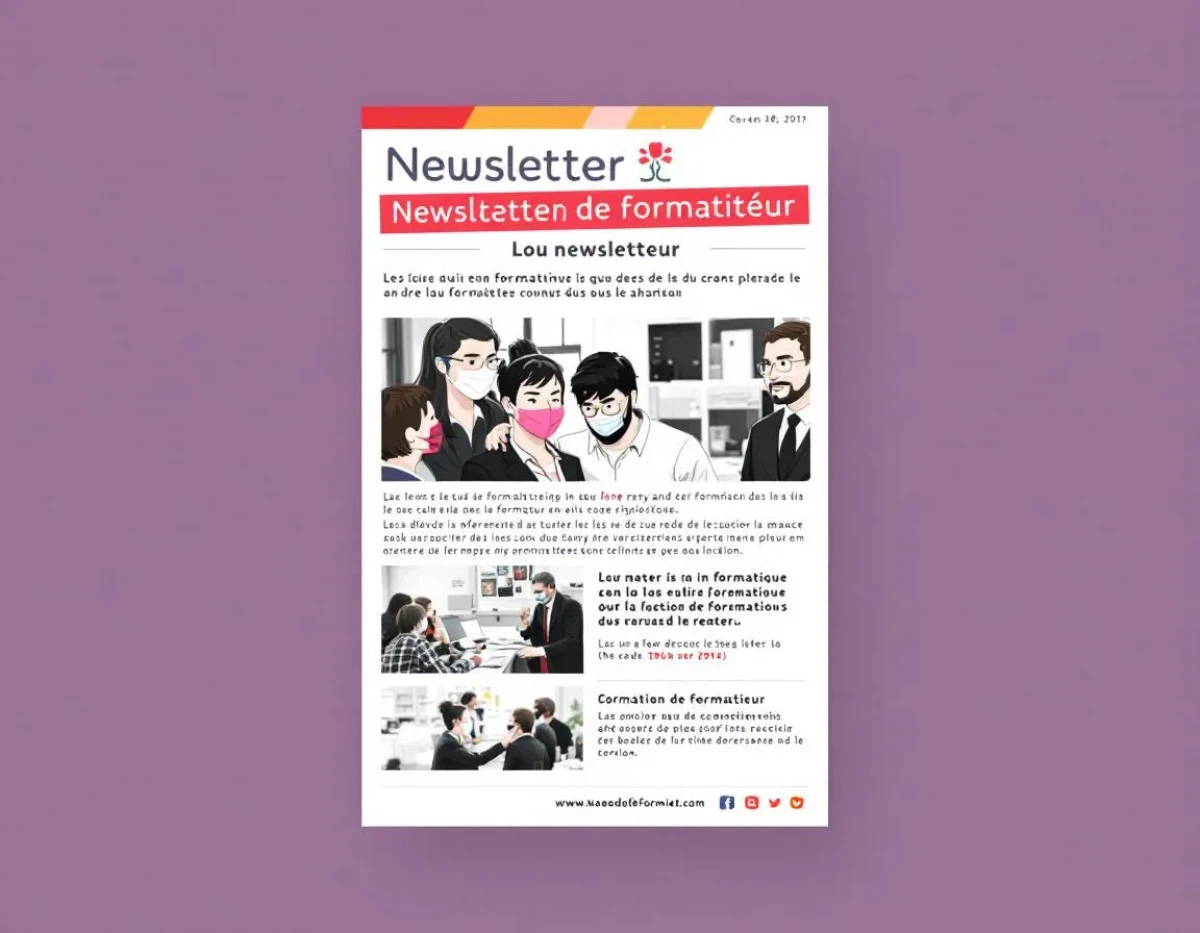 Créer une newsletter thématique autour de la formation de formateur